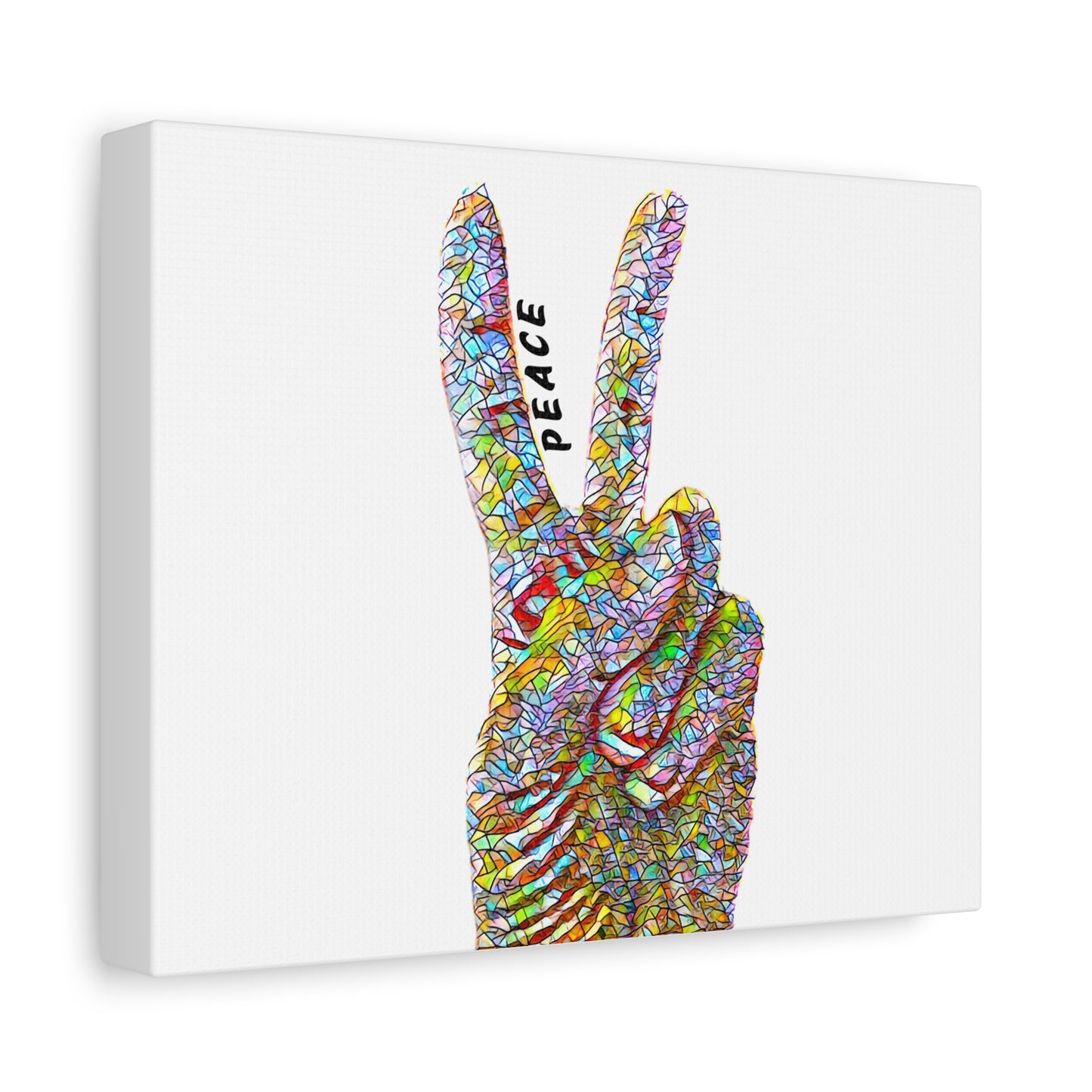 Colorful Peace Sign, Mindful Art