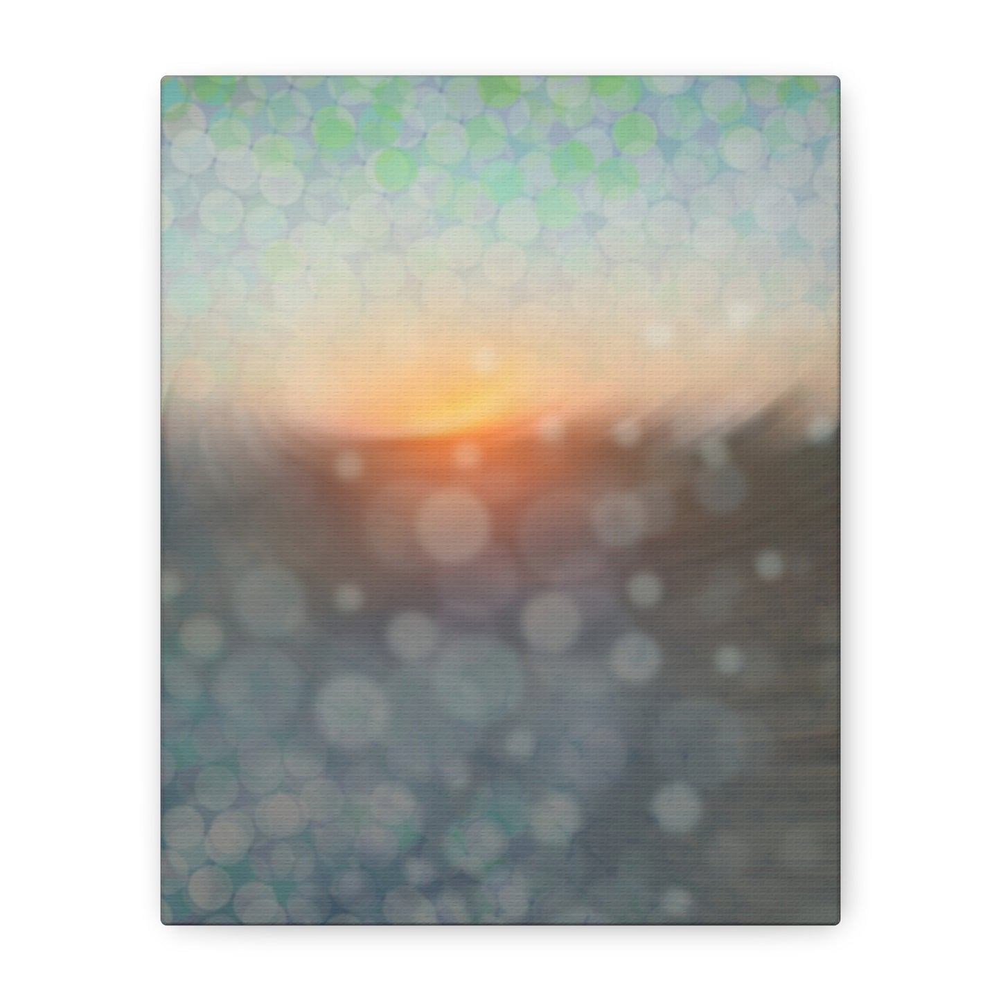 Abstract Sunset Canvas, 8x10"