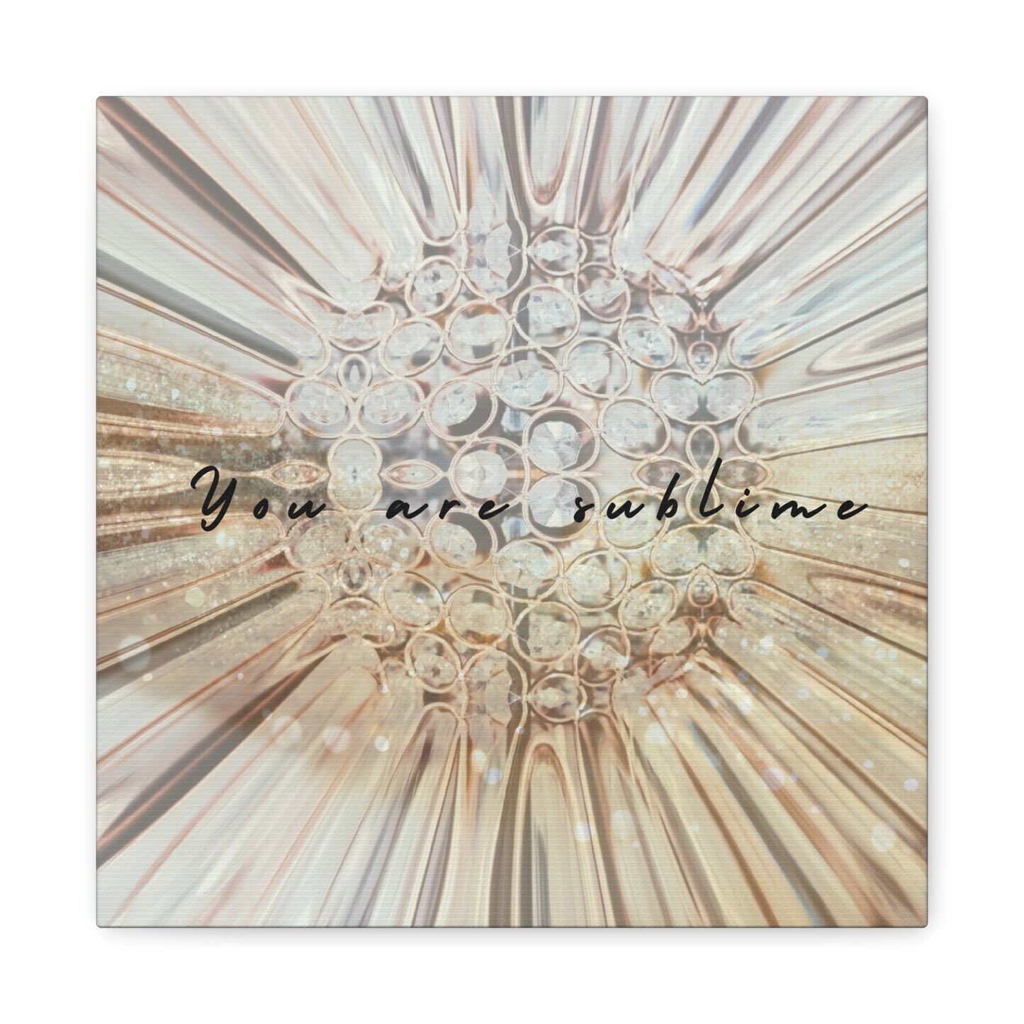 Sublime Wall Art Canvas, Inspirational Home Decor 12x12