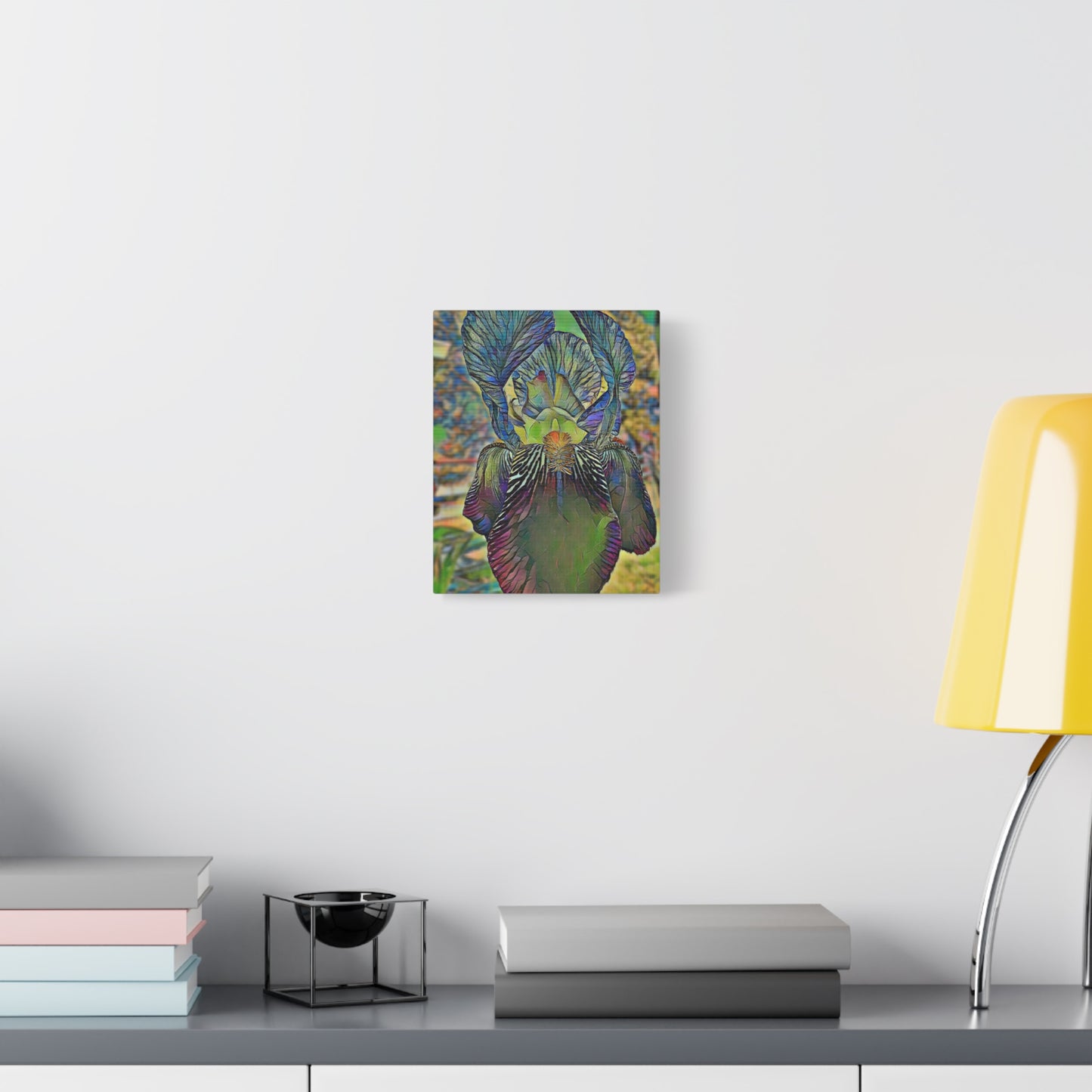 Colorful Iris Art, Canvas Print