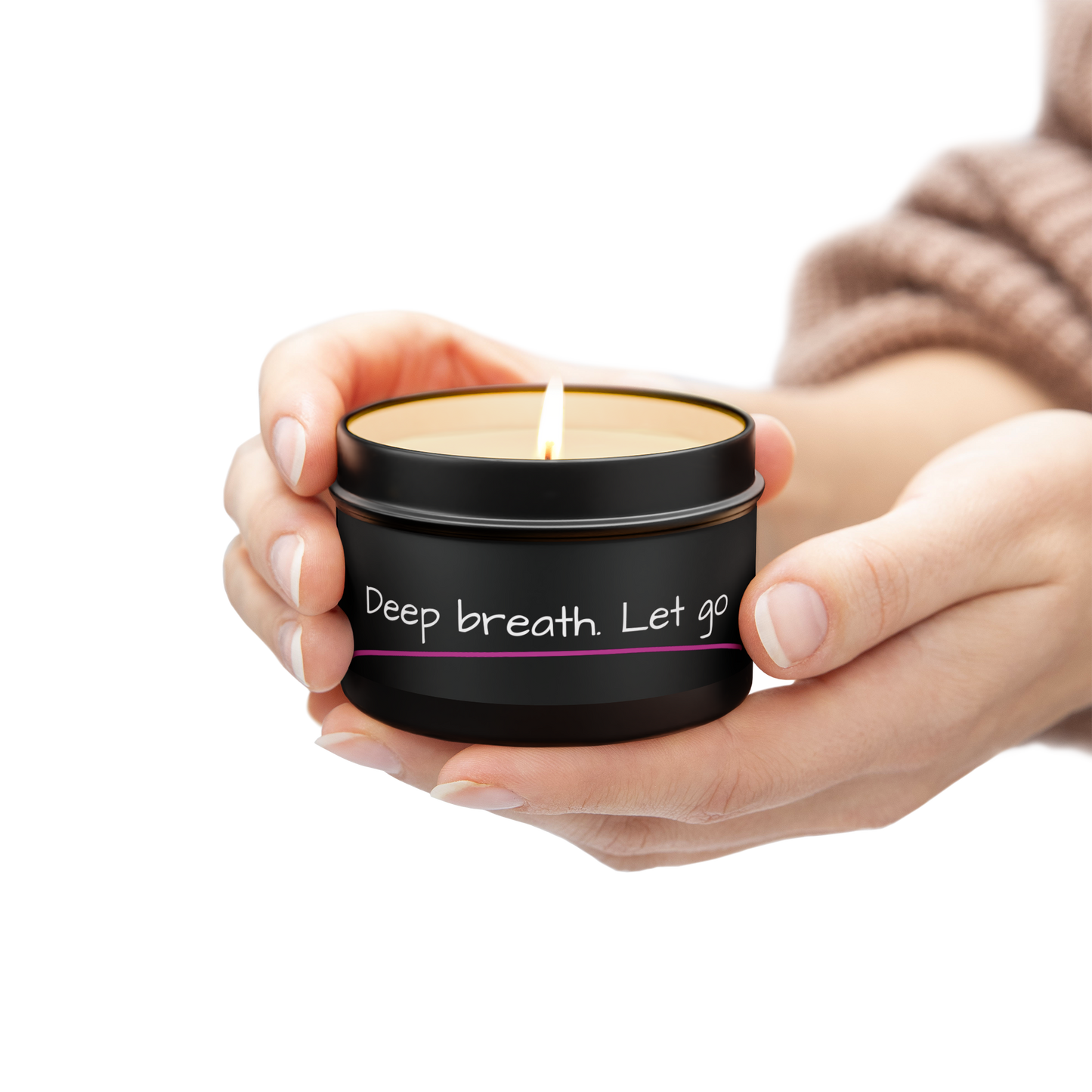 Calm Relaxation Candle, Deep Breath Let Go