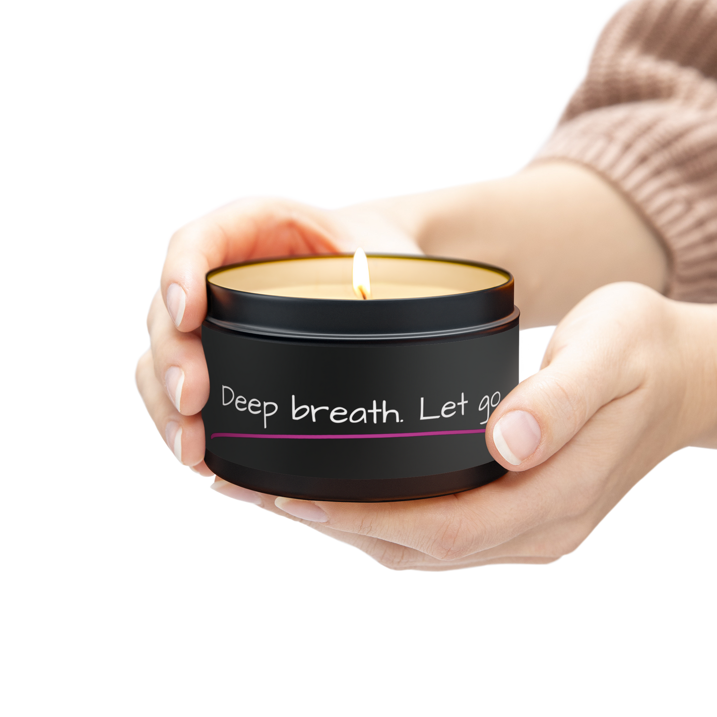 Calm Relaxation Candle, Deep Breath Let Go