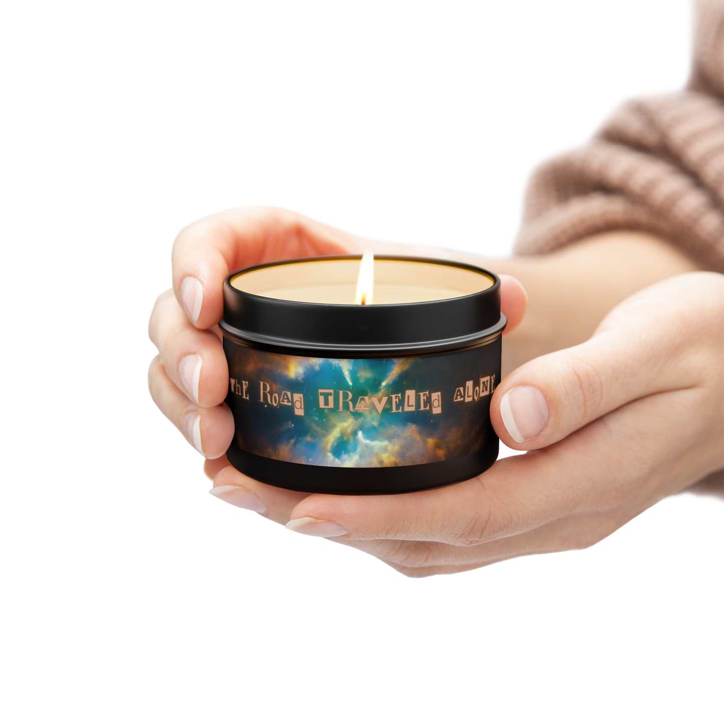 Well Being Spiritual Growth Candle, The Road Traveled Alone