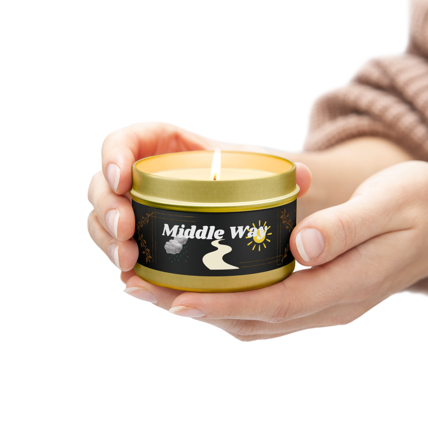 Mahayana Buddhist Philosophy Candle, Middle Way
