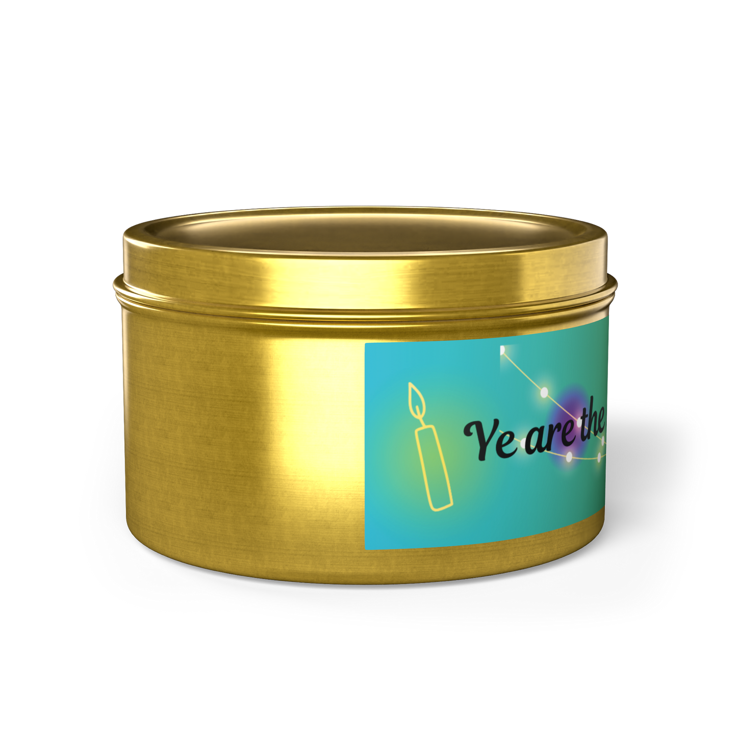 KJV Candle, Ye Are The Light Of The World, Jesus Quote