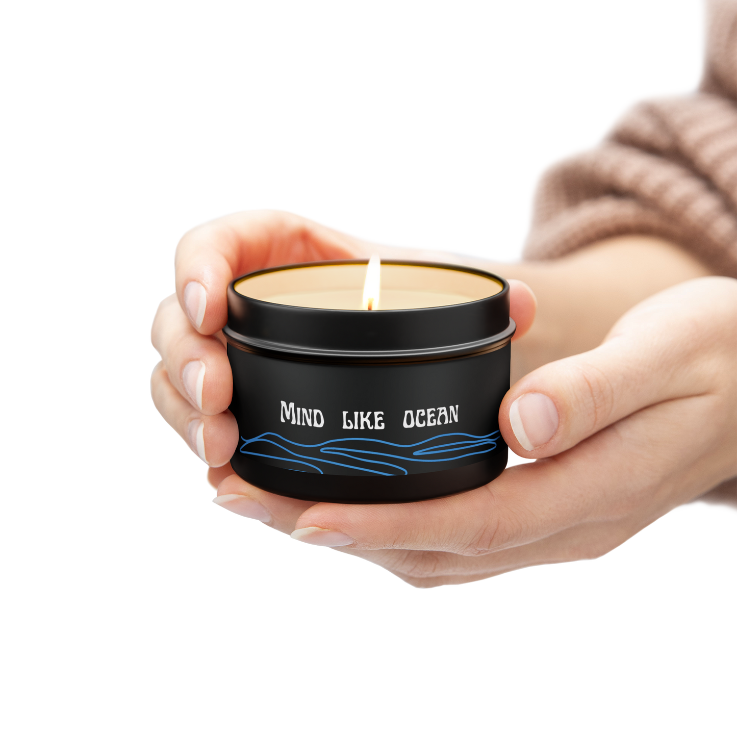 Mindfulness Meditation Candle, Mind Like Ocean