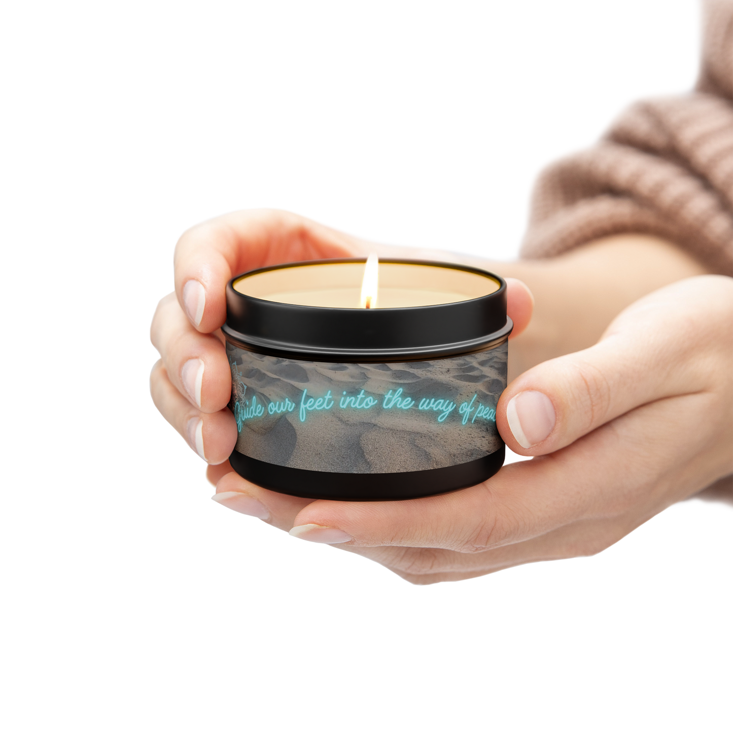 Spiritual Well Being Candle, Guide Our Feet Into The Way of Peace