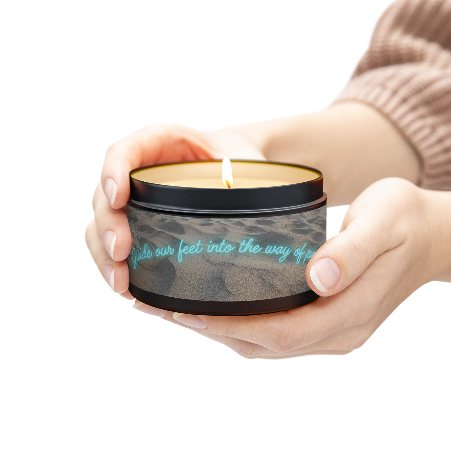 Spiritual Well Being Candle, Guide Our Feet Into The Way of Peace