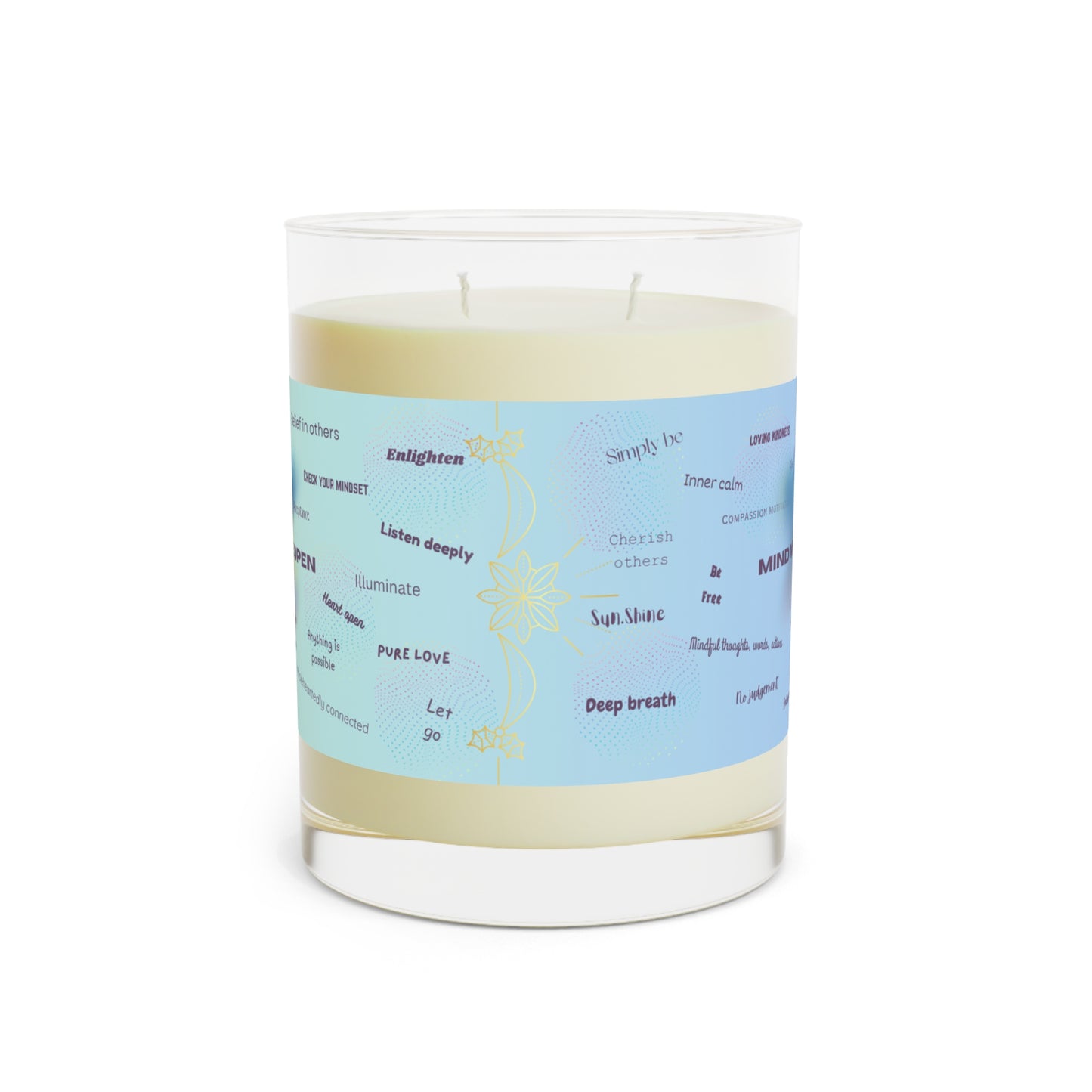 Wisdom and Compassion Mindset Candle, Mind Wide Open