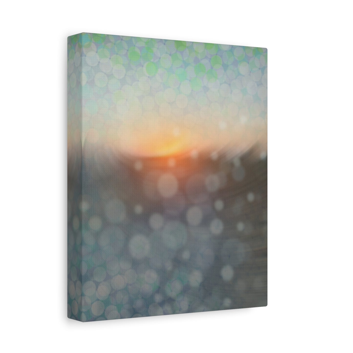 Abstract Sunset Canvas, 8x10"