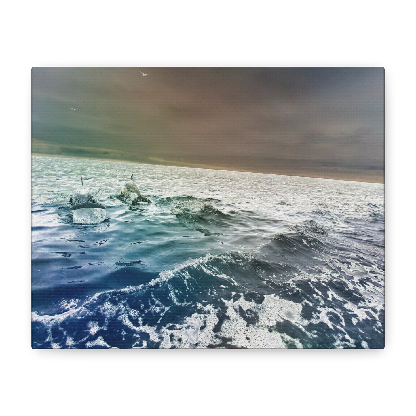 Chromatic Ocean Life, 8x10"
