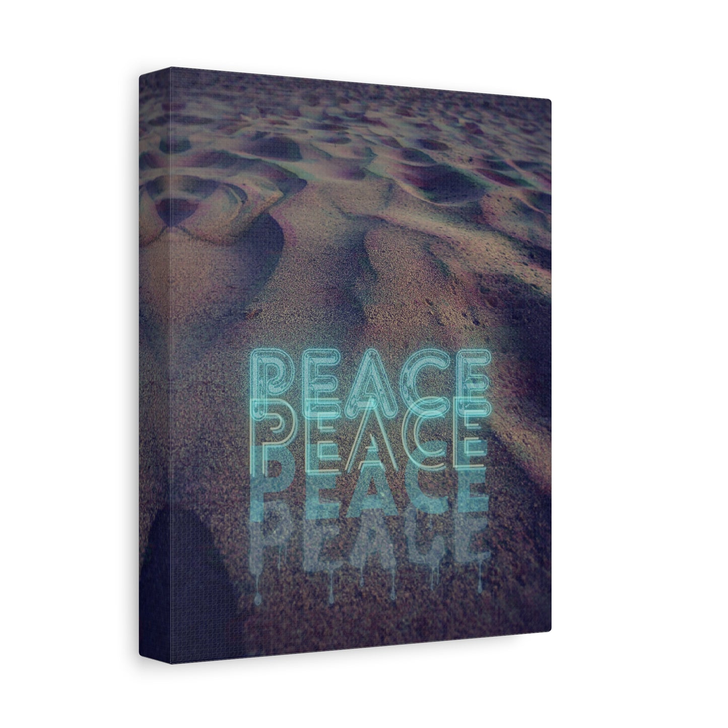 Peace Drip, 8x10" Canvas
