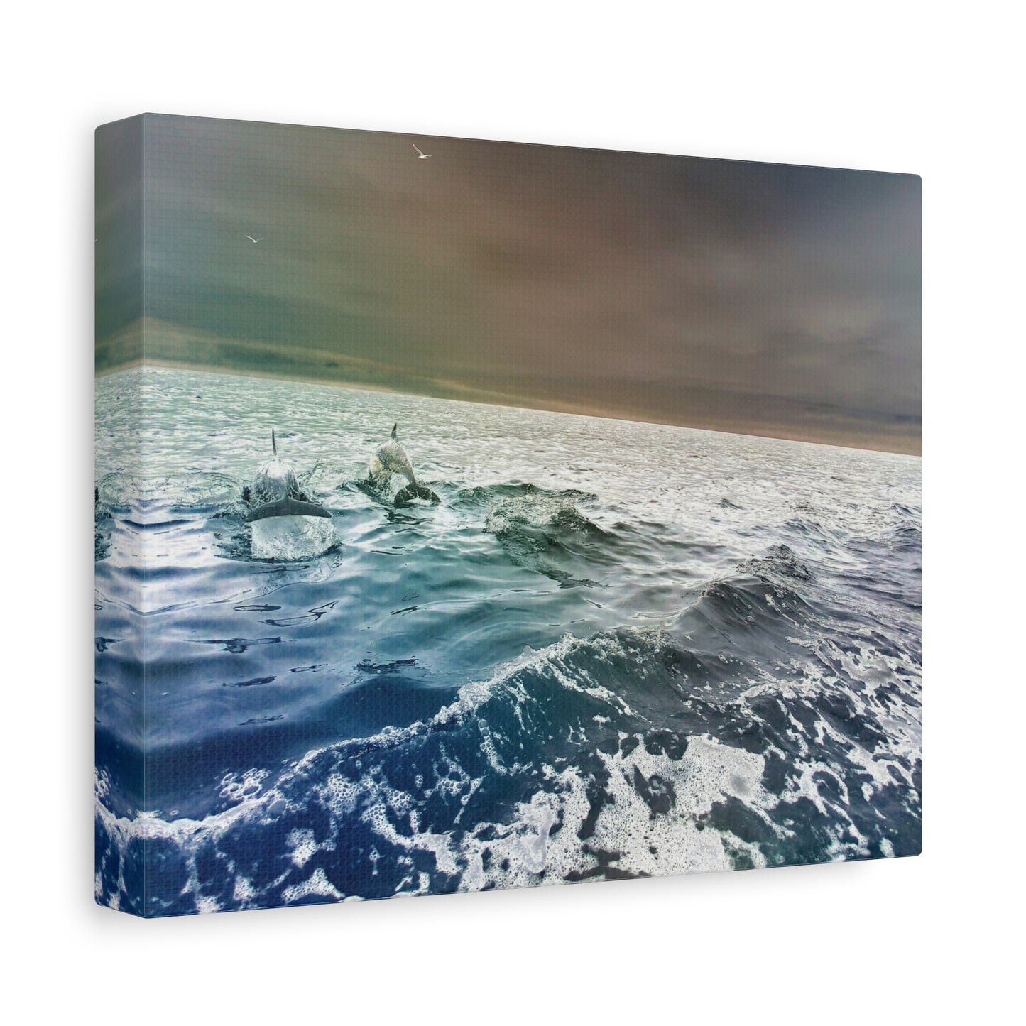 Chromatic Ocean Life, 8x10"