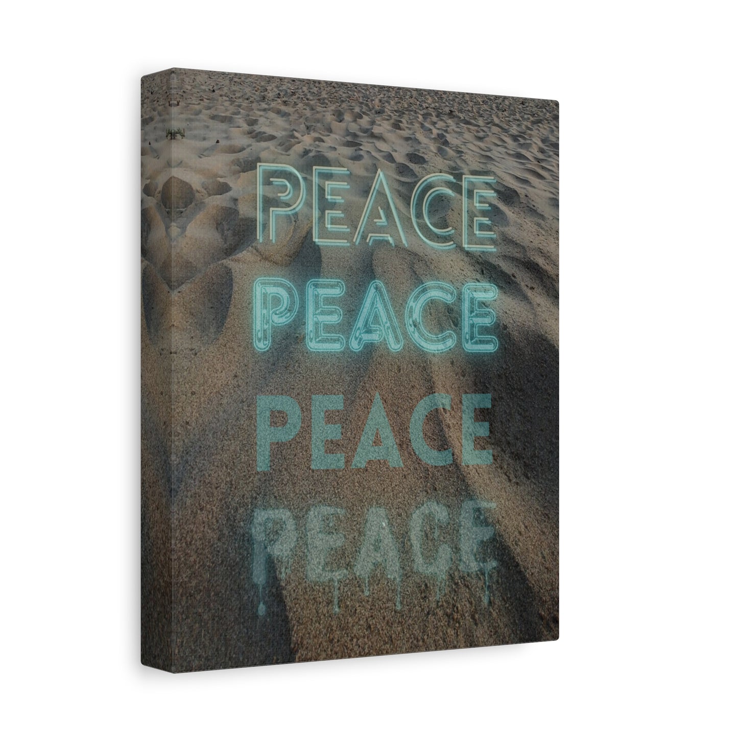 Tranquil Peace Canvas Art, Sand Print
