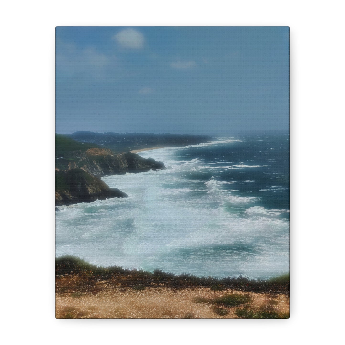 Coastal Wall Art, Ocean Canvas