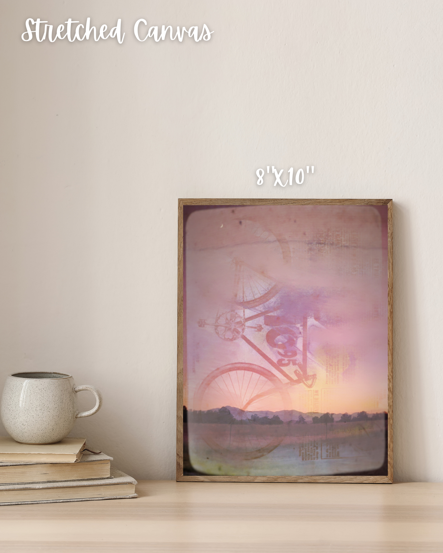 Layered Sunset View at Dusk, 8x10"