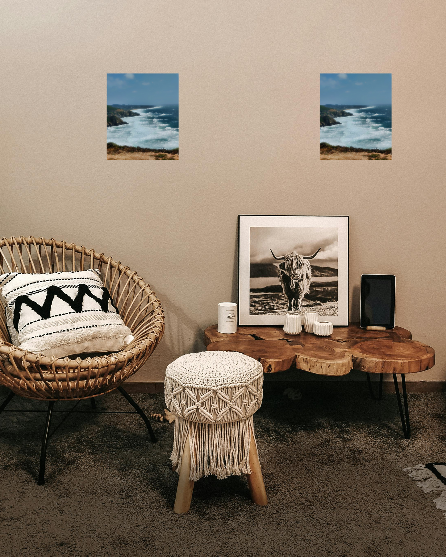 Coastal Wall Art, Ocean Canvas