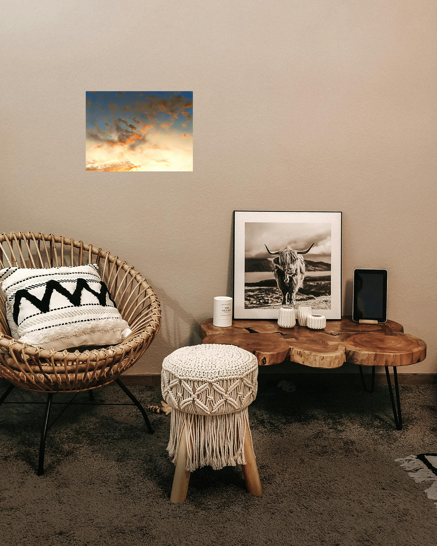 Purely Sky, Canvas Print Art