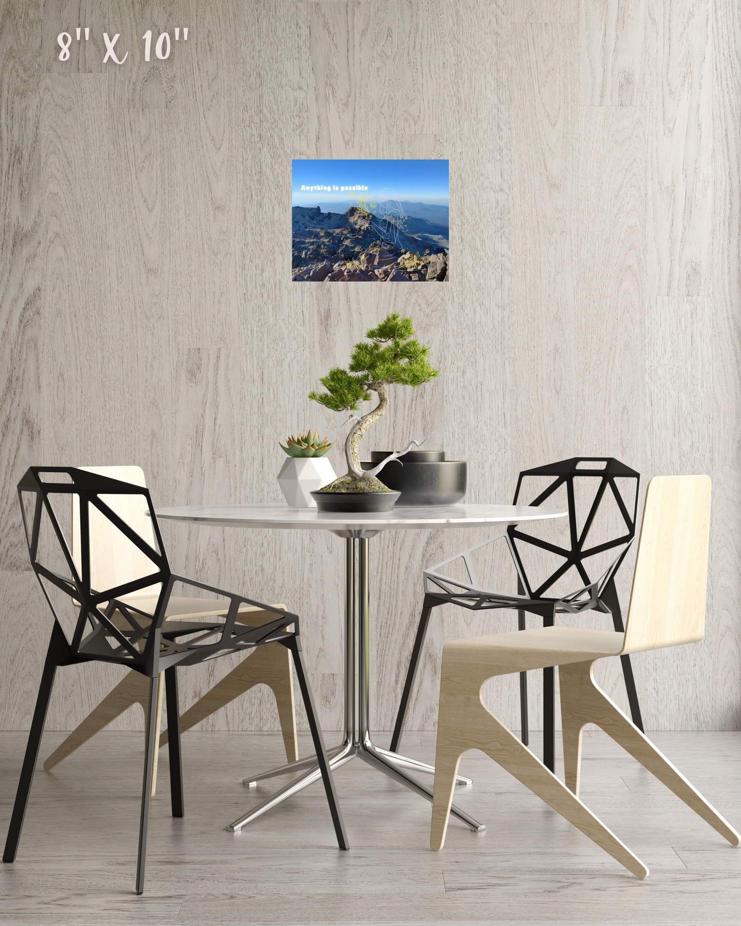 Mountaintop Canvas Art, Anything Is Possible
