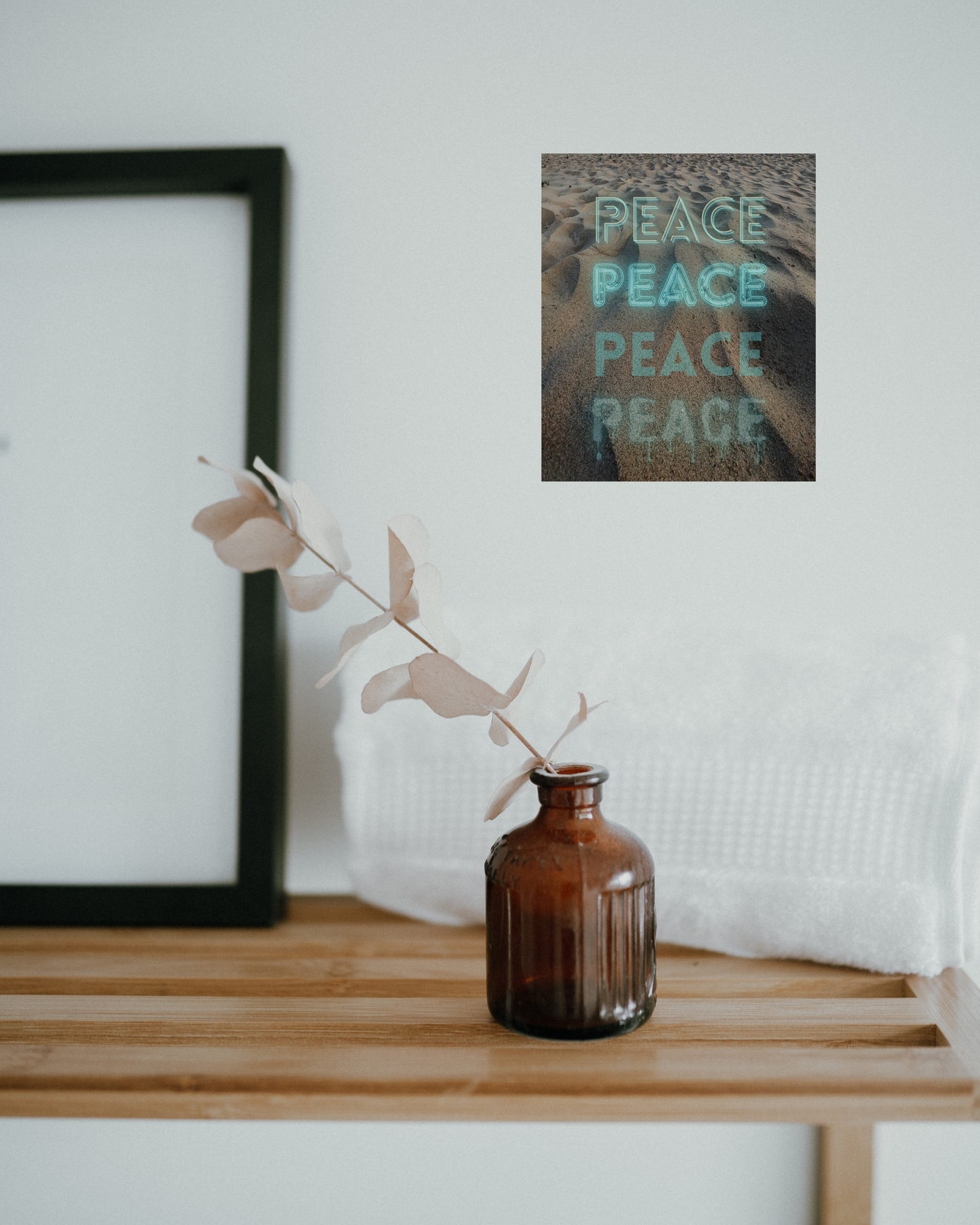 Tranquil Peace Canvas Art, Sand Print