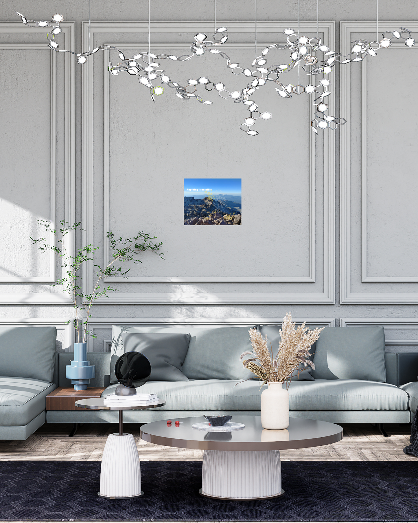 Mountaintop Canvas Art, Anything Is Possible