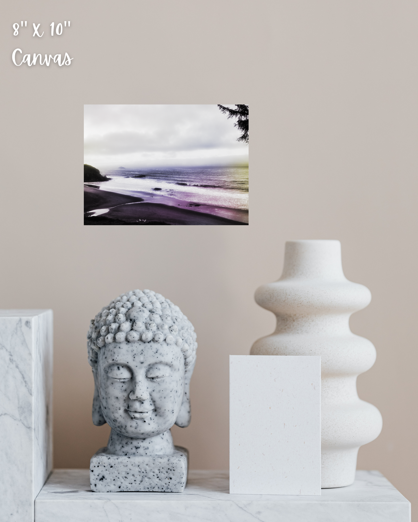 Ocean View, Hint of Color Canvas