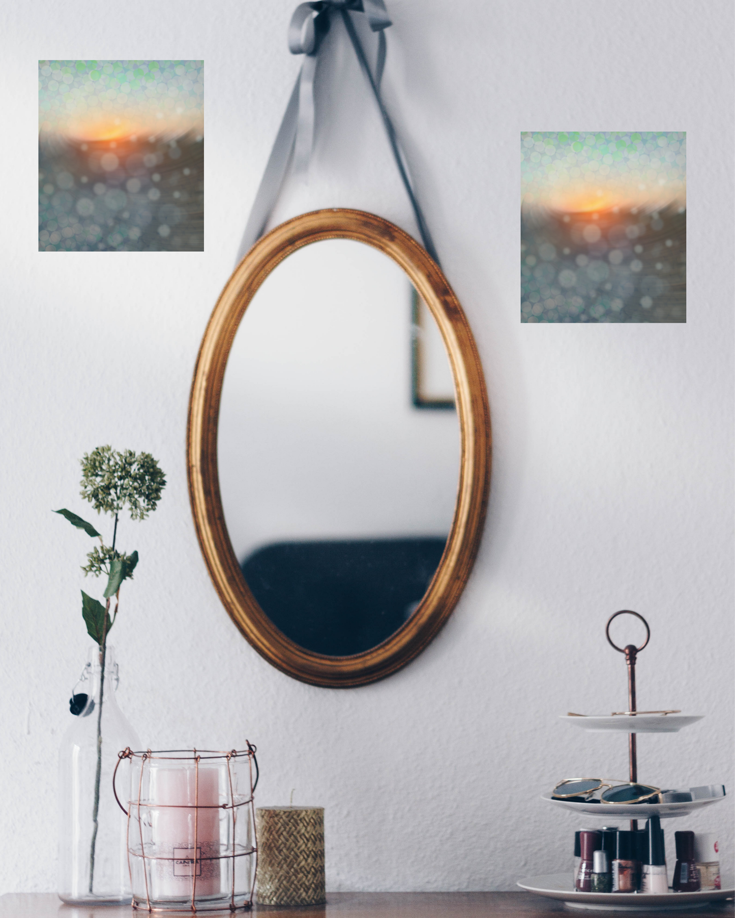 Abstract Sunset Canvas, 8x10"
