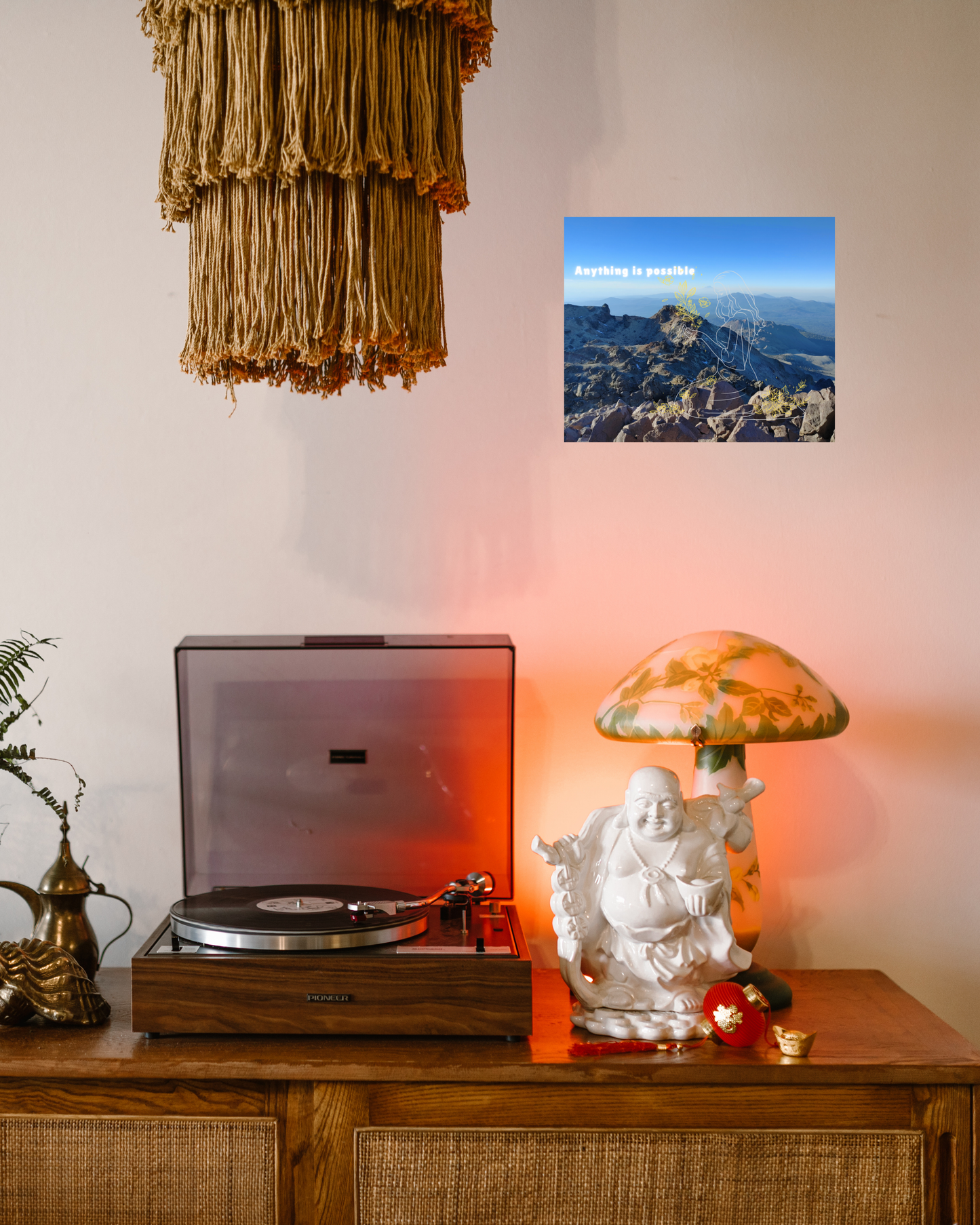 Mountaintop Canvas Art, Anything Is Possible