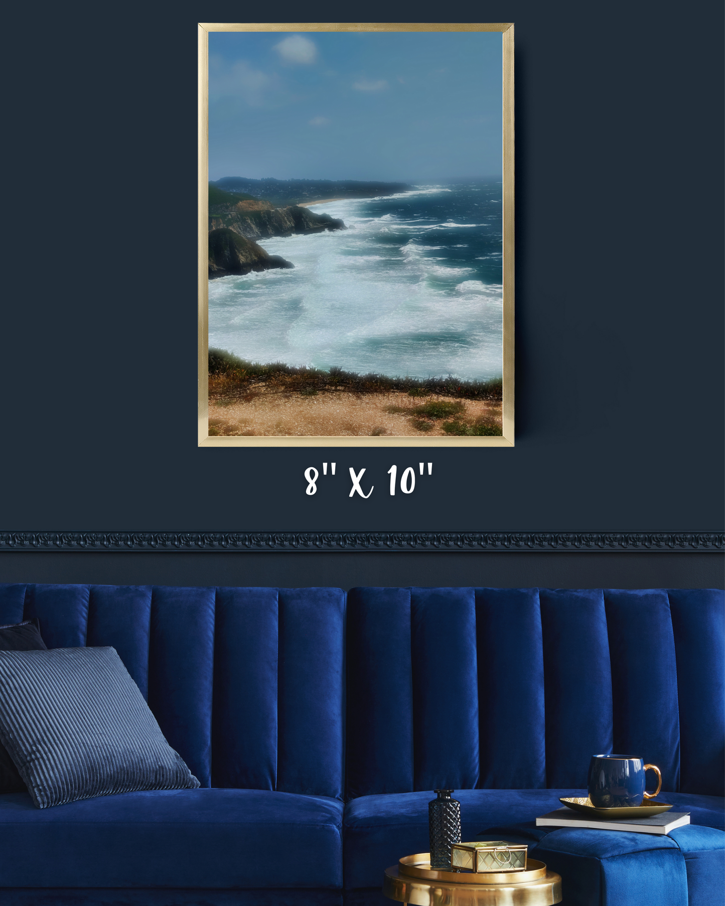 Coastal Wall Art, Ocean Canvas