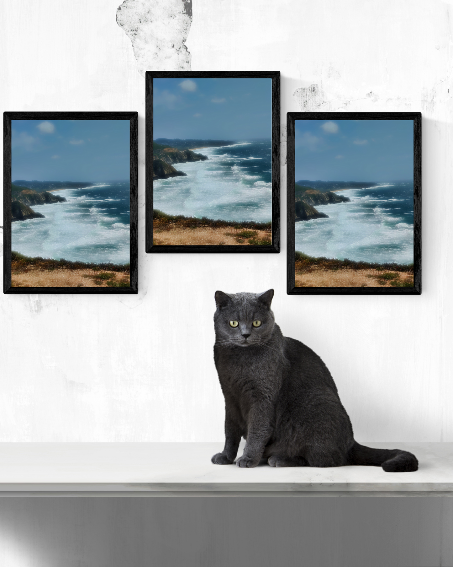 Coastal Wall Art, Ocean Canvas