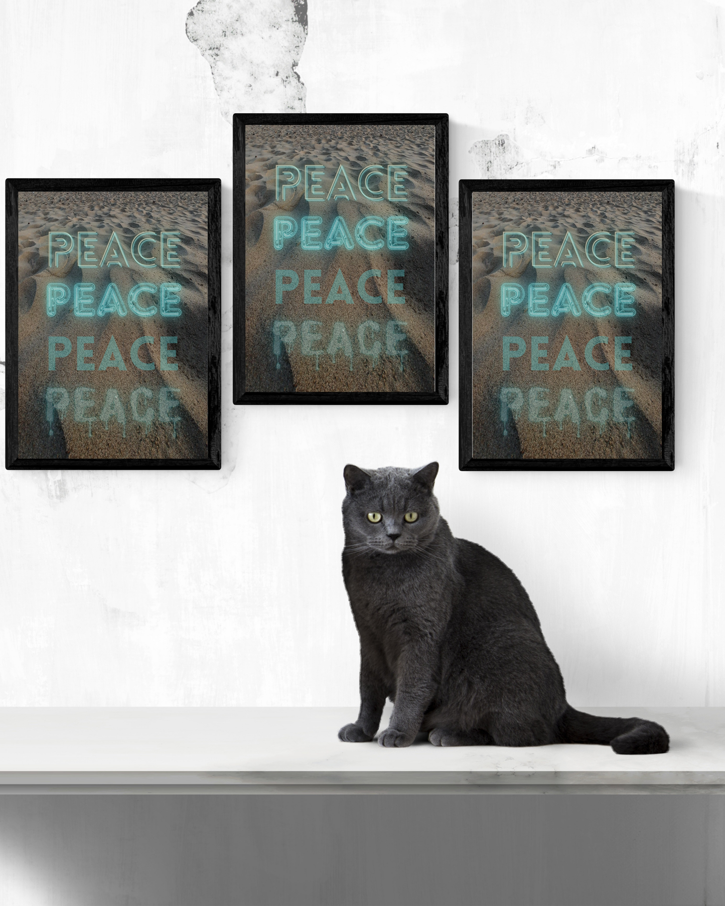 Tranquil Peace Canvas Art, Sand Print