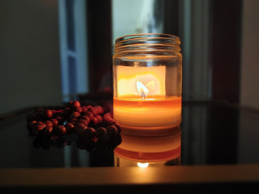 Featured Candle | When the scented candle is half full