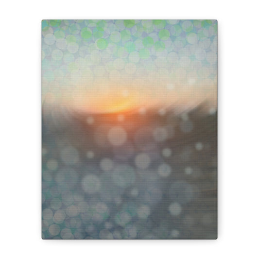 Abstract Sunset Canvas, 8x10"