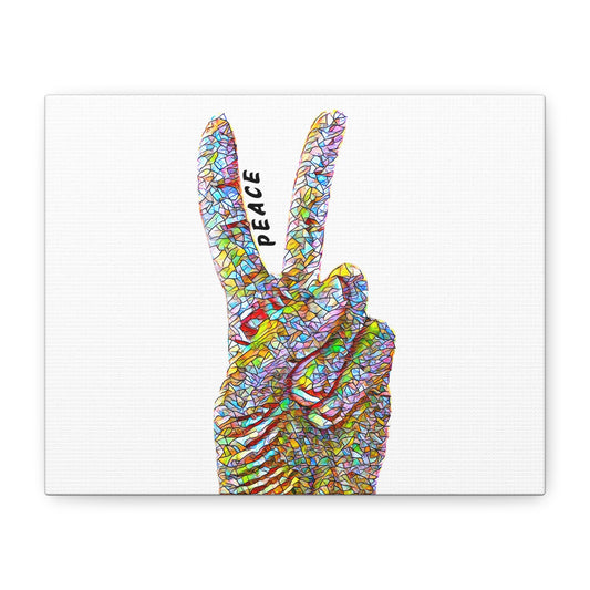 Colorful Peace Sign, Mindful Art