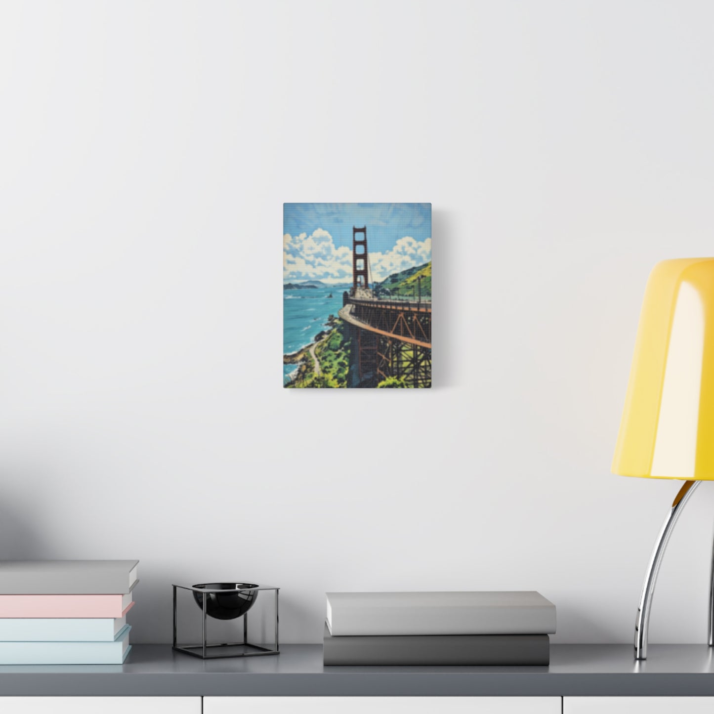 Golden Gate Bridge Canvas, 8x10"