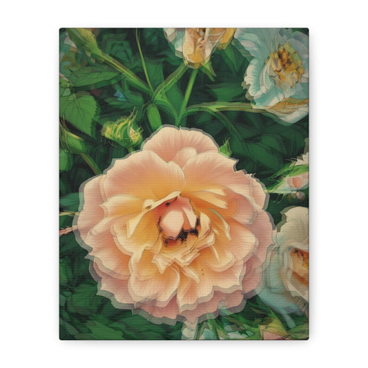 Hazy Roses, Canvas Print