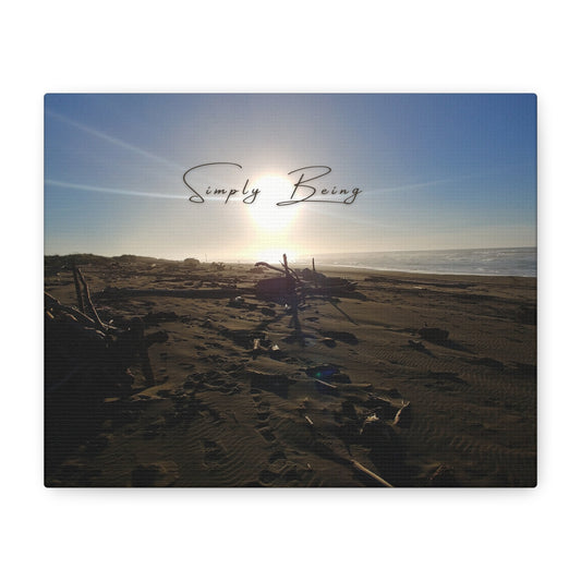 Simply Being, Driftwood Beach Print