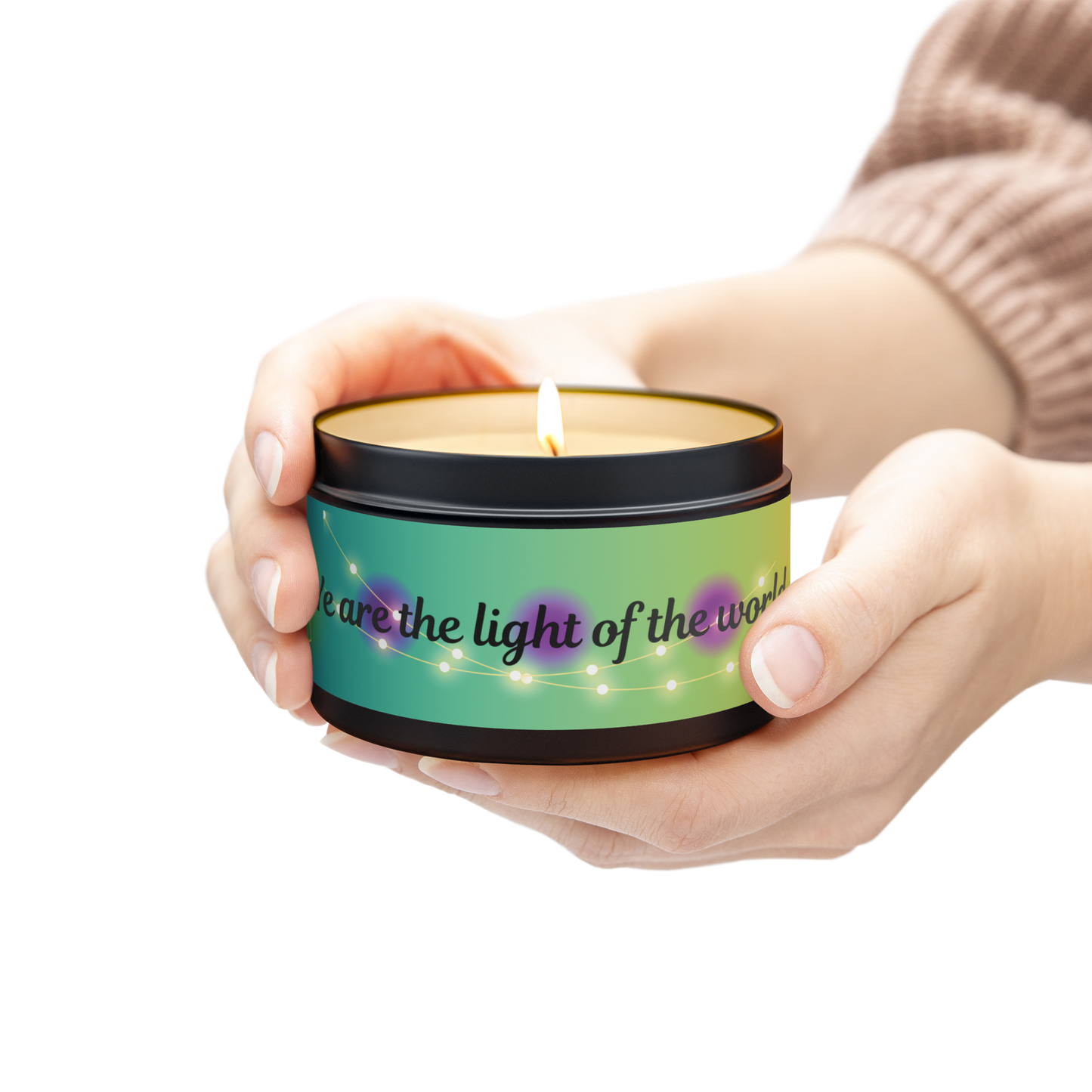 KJV Candle, Ye Are The Light Of The World, Jesus Quote