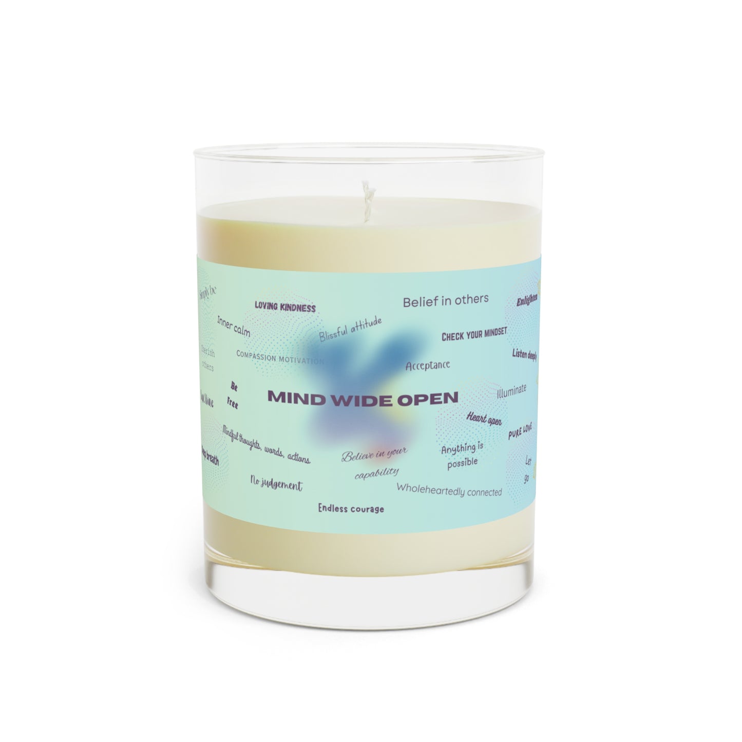 Wisdom and Compassion Mindset Candle, Mind Wide Open