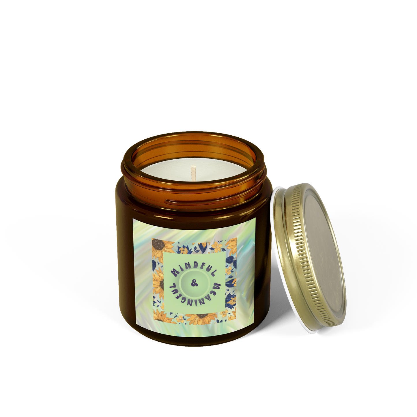 Mindful Meaningful, Coconut Apricot Mindset Candle