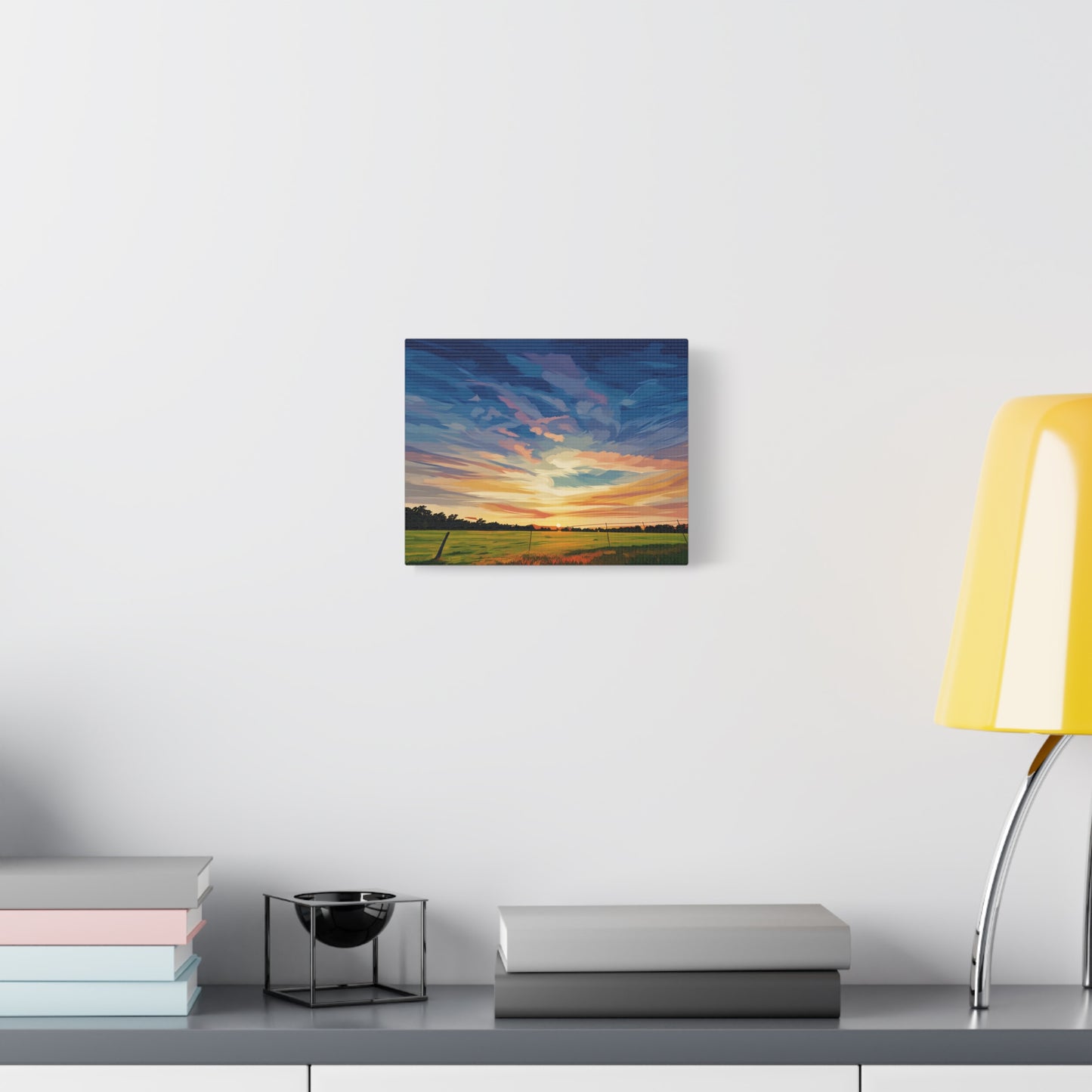 Golden Hour Sunset, Matte Canvas Print
