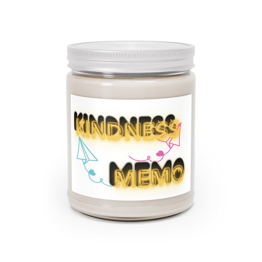 Good Vibes Positivity Candle, Kindness Memo