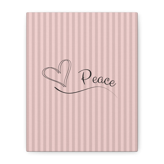 Classic Stripes, Peace Wall Print