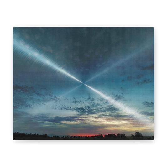 Illuminating Cloudscape, 8x10" Canvas