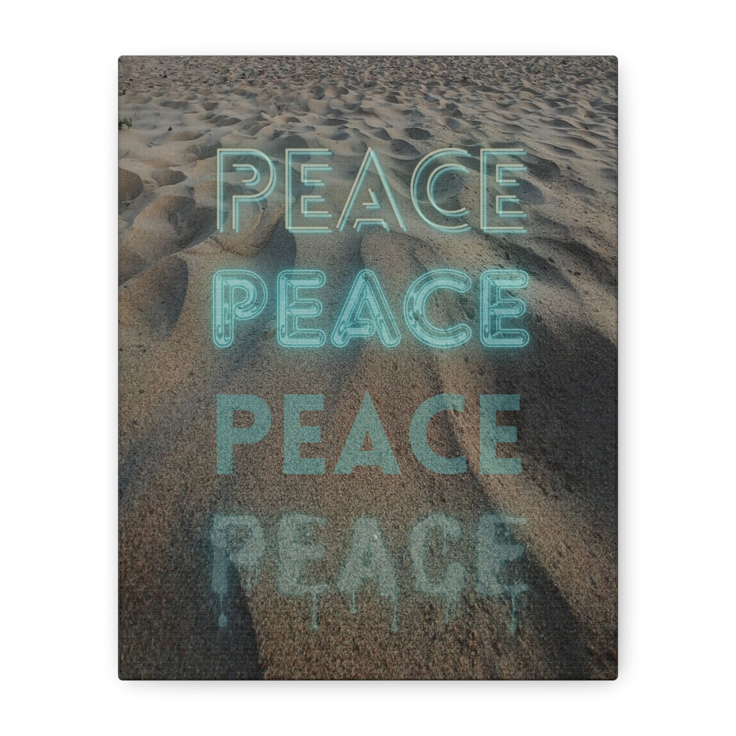 Tranquil Peace Canvas Art, Sand Print