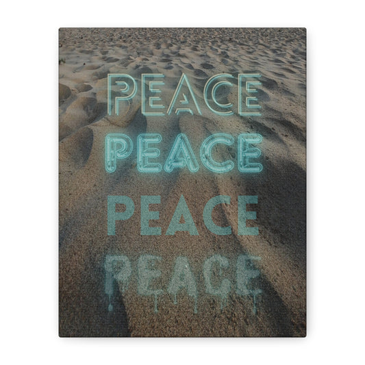 Tranquil Peace Canvas Art, Sand Print