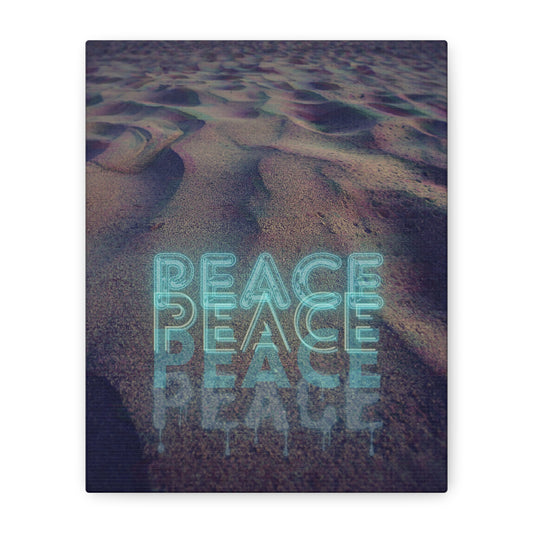Peace Drip, 8x10" Canvas