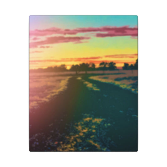 The Other Road, Hazy Art Print