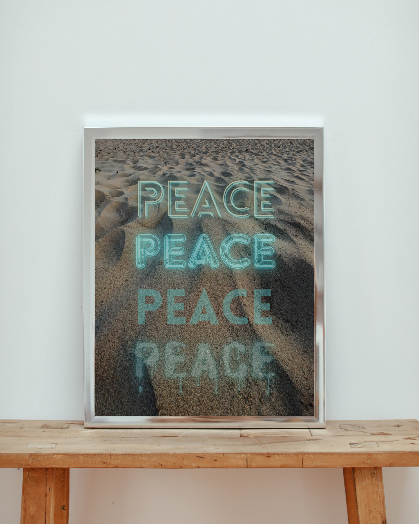 Tranquil Peace Canvas Art, Sand Print