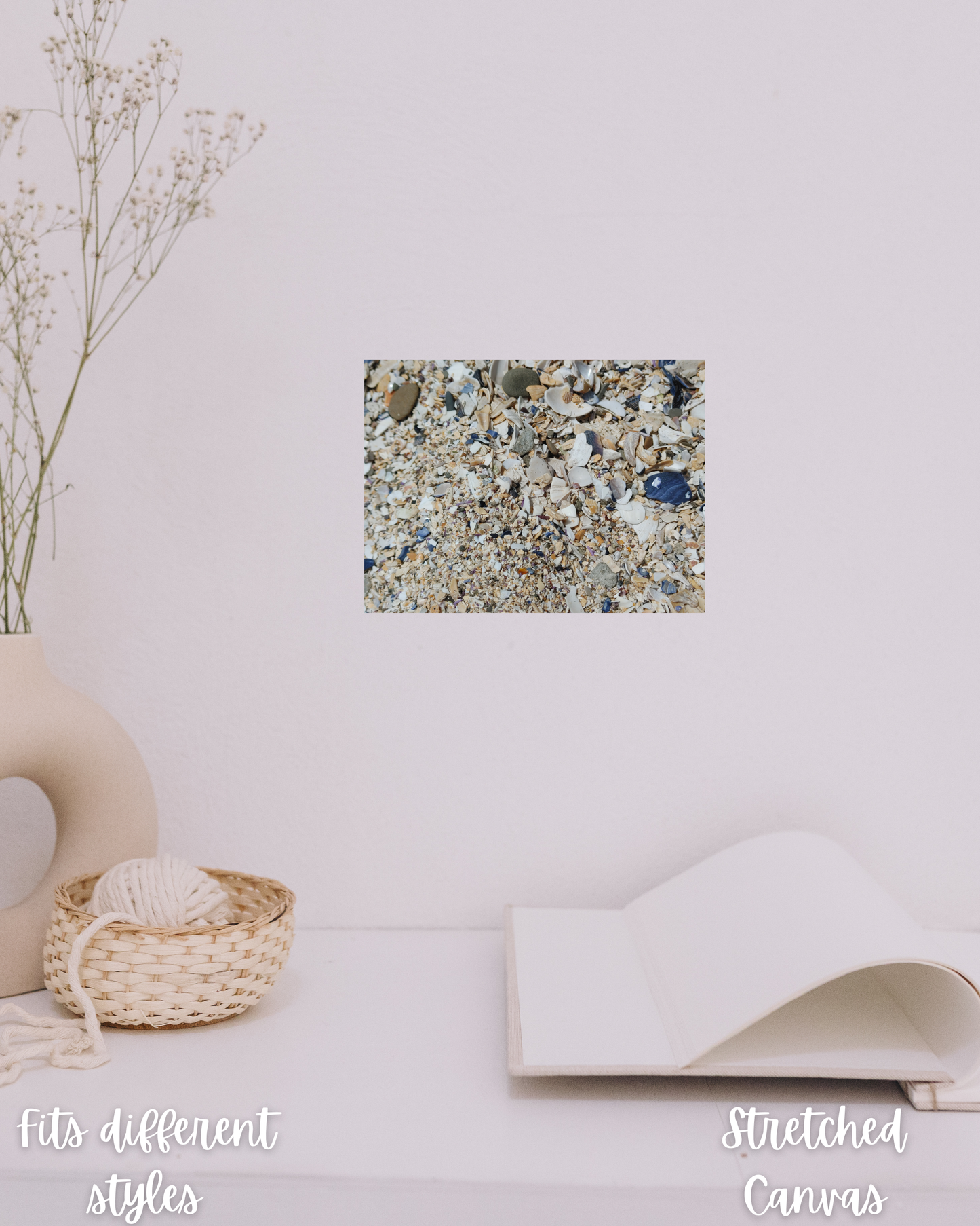 Shell Beach, Coastal Canvas Decor
